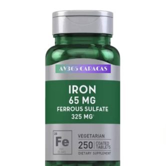 Iron 65 mg (Ferrous Sulfate 325 mg)
