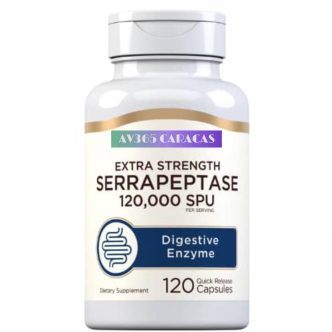 Extra Strength Serrapeptase 120.000 SPU